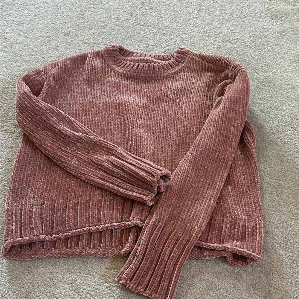 Women's Chenille Sweater - Pink - Aeropostale